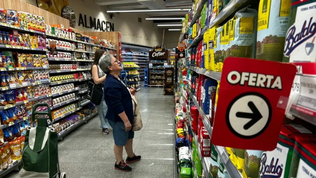 Ventas en supermercados crecieron 0.2% en junio, según el INDEC