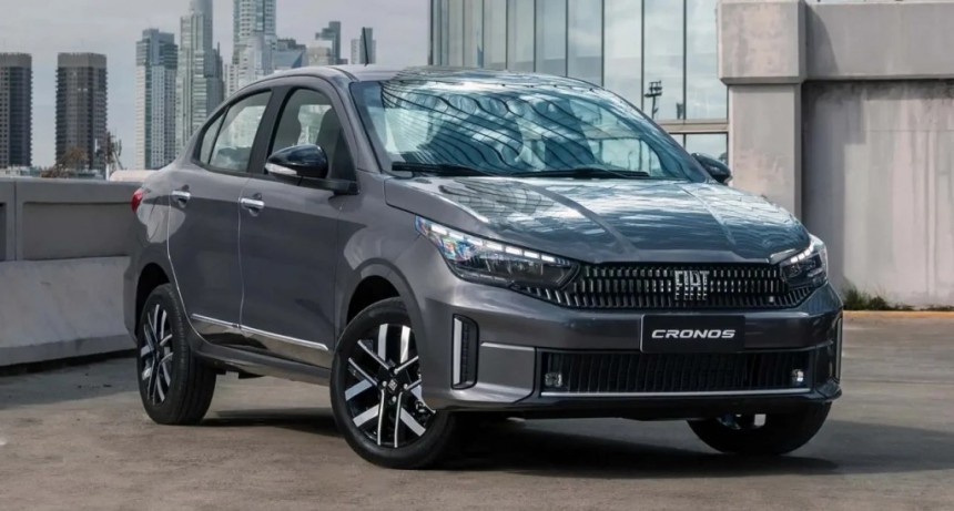 Fiat Cronos vuelve a ser el auto más patentado del país