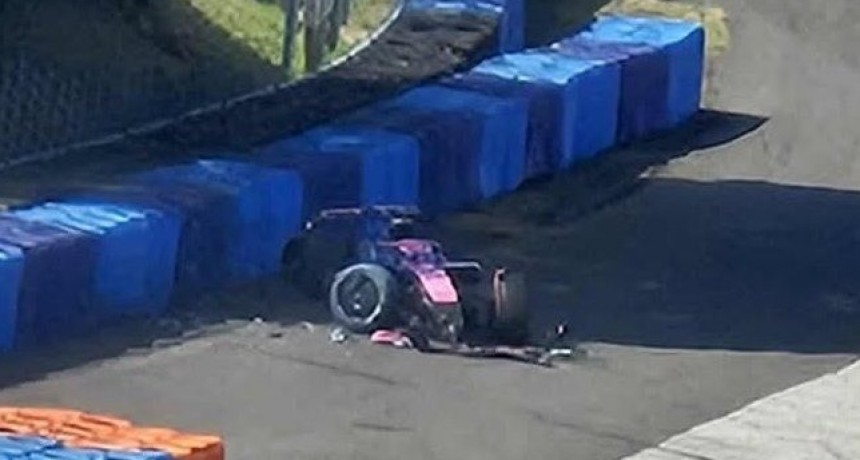 Franco Colapinto sufre accidente en pruebas de Alpine en Hungría