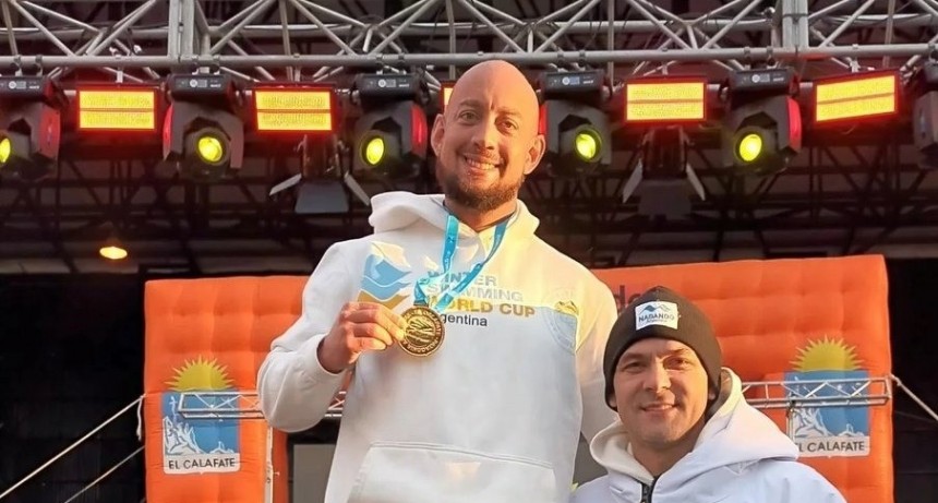 De Tucumán al podio: Fernando Cruz conquista oro y bronce en aguas heladas