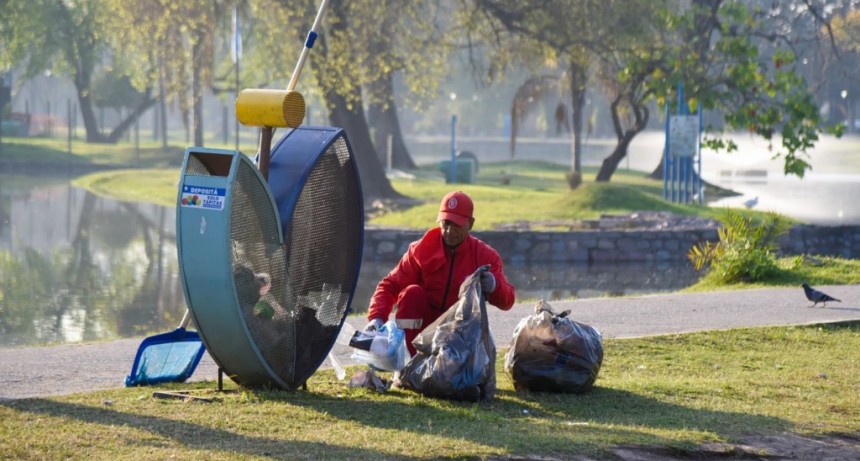 Operativo de limpieza exitoso en Parque 9 de Julio