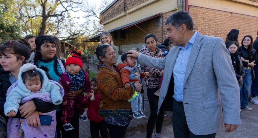 El vicegobernador visitó centro de desnutrición infantil