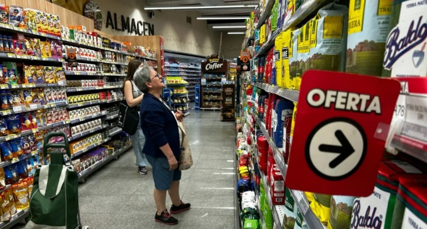 Ventas en supermercados crecieron 0.2% en junio, según el INDEC