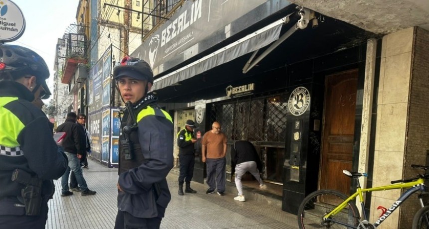 Cervecería céntrica vandalizada: robo audaz a metros de Casa de Gobierno
