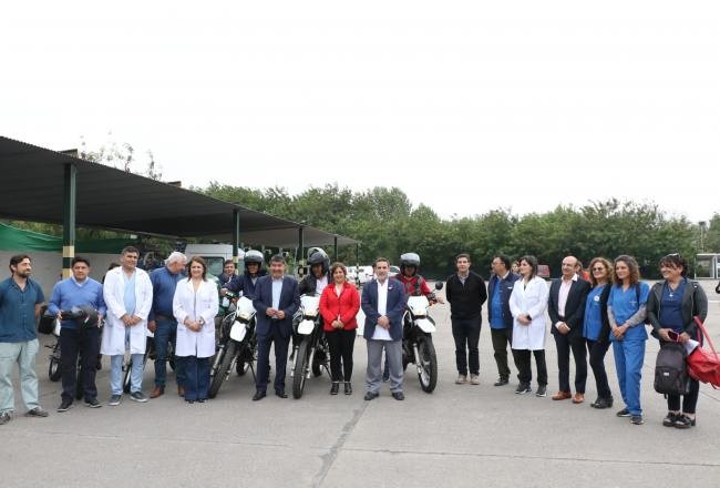 El 107 suma motocicletas que serán destinadas al interior provincial