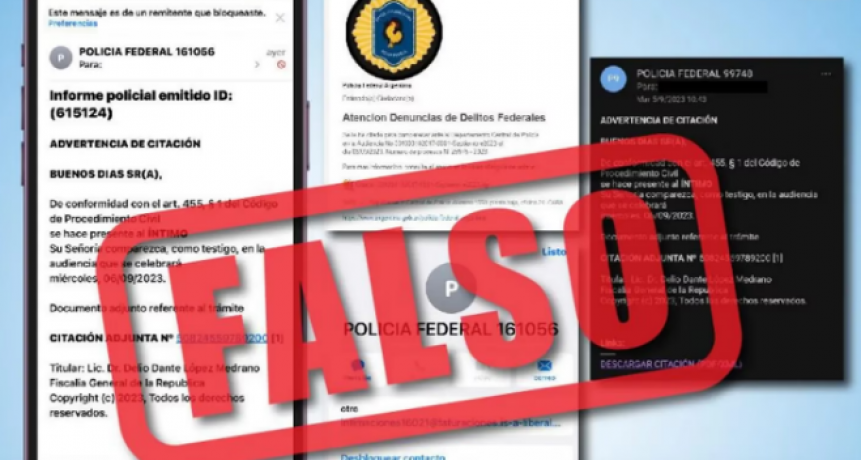 Alerta: una nueva estafa digital involucra a la Policía Federal e infecta computadora