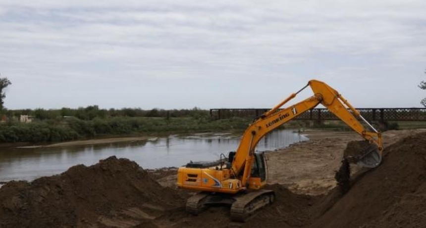 Avanzan las obras hídricas en La Madrid