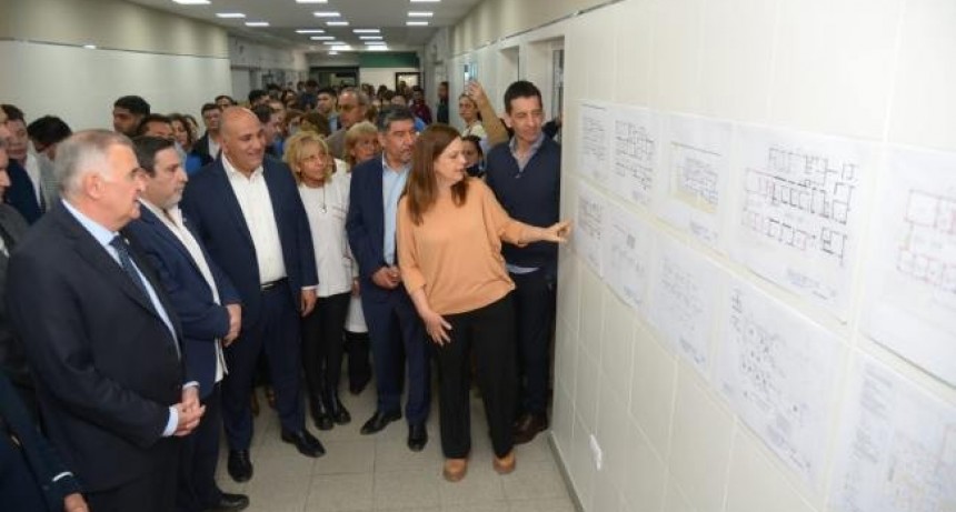 Manzur y Jaldo supervisaron obras en la Policlínica Dr. Juan Villalonga