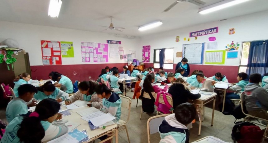 Se realizaron las Pruebas Aprender en escuelas primarias de la provincia