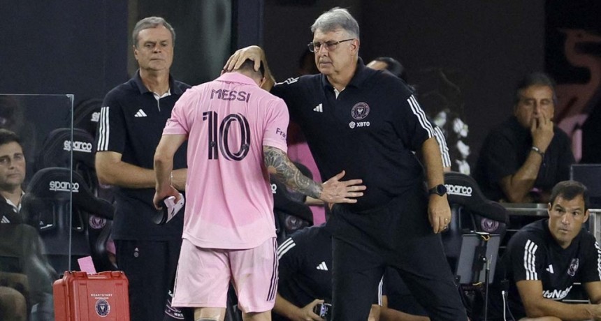 Messi se retiró lesionado a los 37 minutos del encuentro entre Inter de Miami y Toronto FC