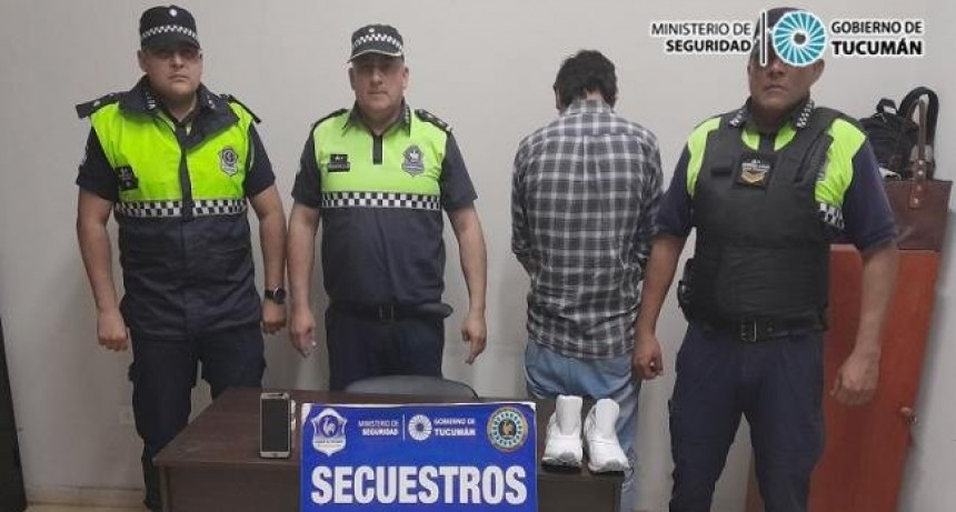 Monteros: Aprehenden a un hombre que realizó un raid delictivo