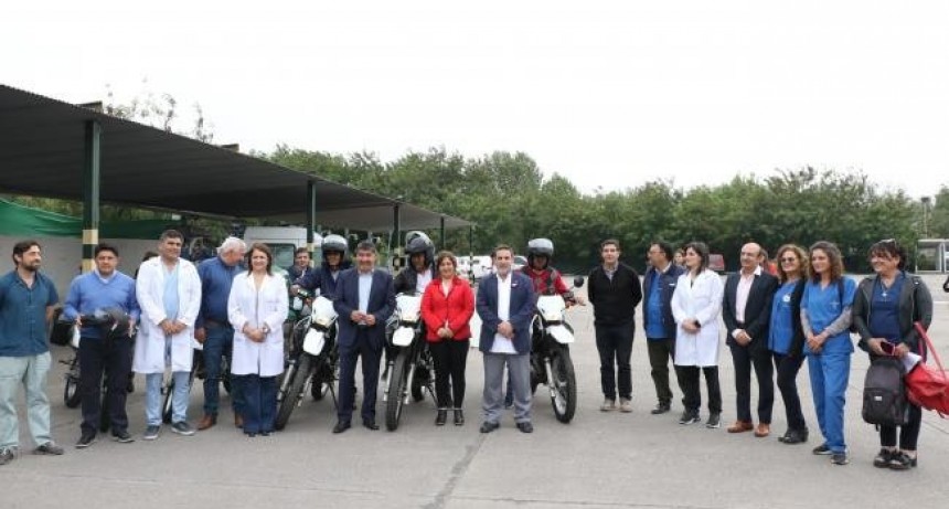 El 107 suma motocicletas que serán destinadas al interior provincial