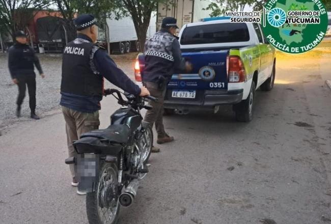 Durante operativos policiales, recuperaron dos motos robadas