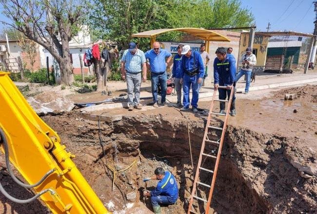 La SAT avanza con la reparación del acueducto Vipos