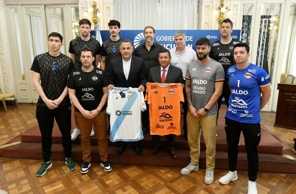 El Gobierno de Tucumán recibió a los clubes tucumanos de la Liga Nacional de Vóley