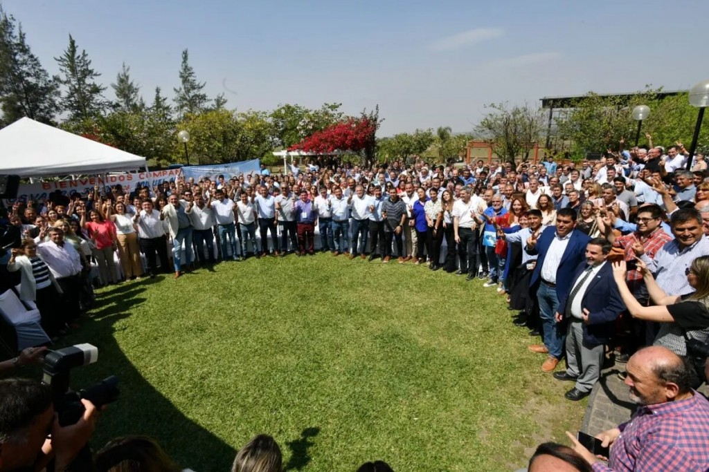 500 dirigentes del PJ se reunieron en Monte Bello para apoyar la gestión de Jaldo