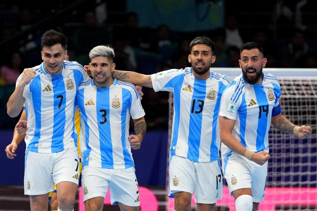 Futsal: La Selección argentina goleó a Kazajistán y jugará la semifinal ante Francia