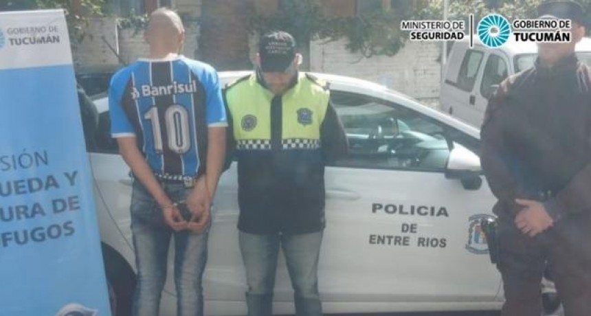 Extraditan a Entre Ríos a un prófugo detenido en Tucumán