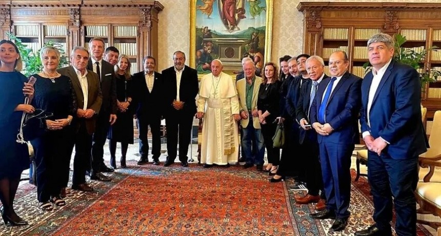 El papa Francisco recibió a la CGT