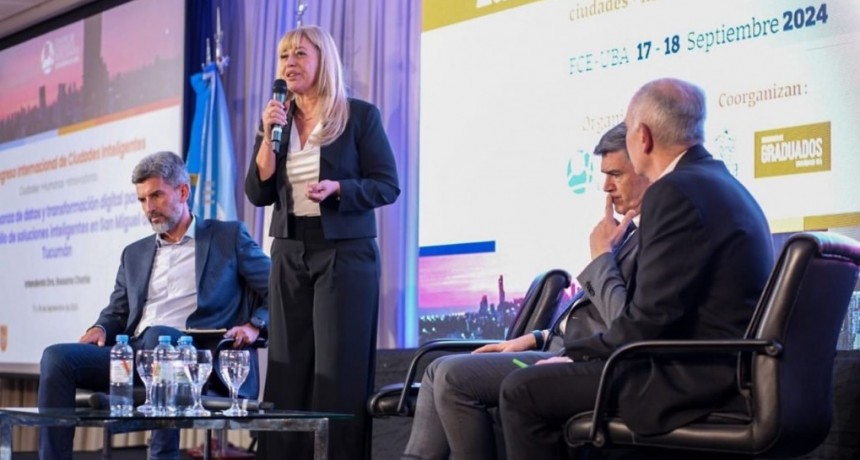 San Miguel de Tucumán avanza hacia una ciudad inteligente:  Chahla expuso en el III Congreso Internacional 
