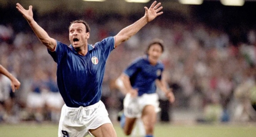 Murió “Toto” Schillaci, el máximo goleador del Mundial de Italia 1990