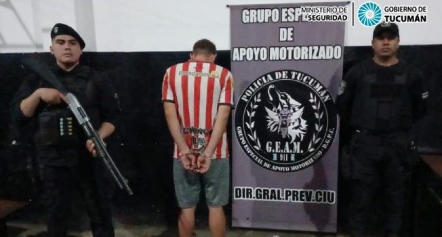Aprehendieron a un arrebatador que le había robado a un conductor de Uber