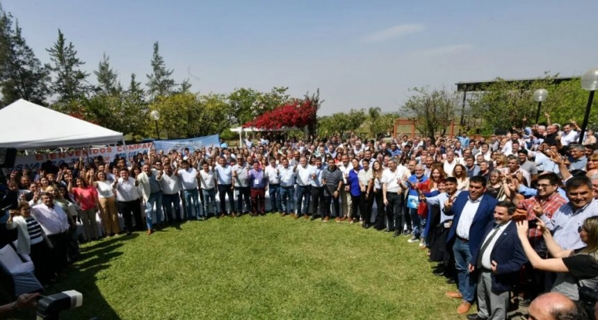 500 dirigentes del PJ se reunieron en Monte Bello para apoyar la gestión de Jaldo