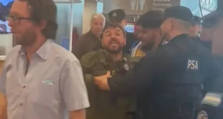 Escándalo con Grabois en Ezeiza