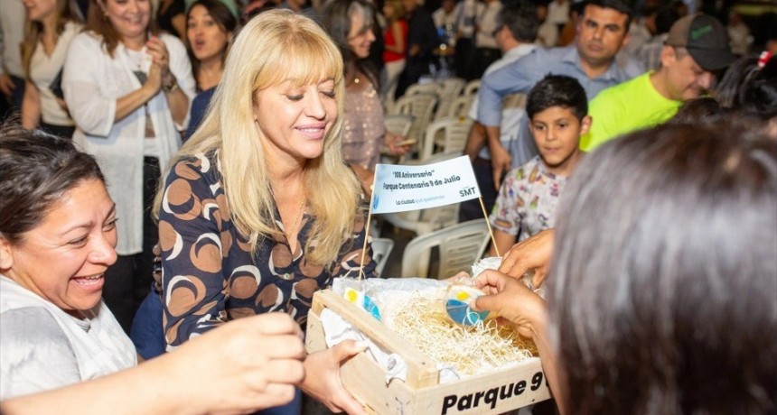 El Municipio celebró el 108 aniversario del Parque 9 de Julio