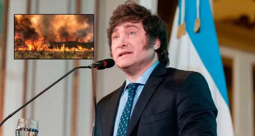 Milei irá a Córdoba para monitorear el operativo de emergencia por los incendios