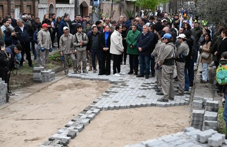 Jaldo inauguró obras clave en Aguilares: iluminación y rutas para el sur