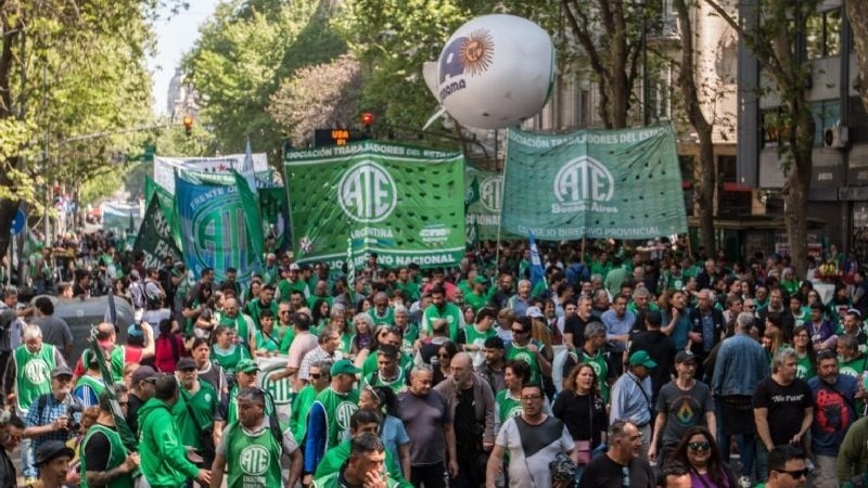 ATE anuncia paro nacional este miércoles en rechazo a los vetos presidenciales
