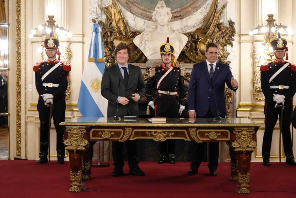 Lisandro Catalán juró como ministro del Interior