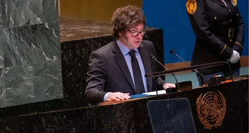 El presidente Javier Milei se prepara para su discurso ante la Asamblea General de la ONU