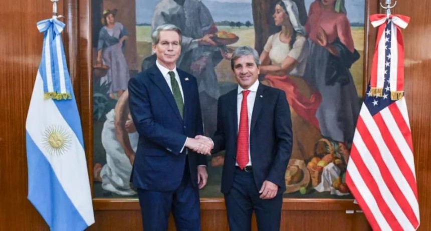 Caputo celebró el apoyo financiero de EE.UU.: 