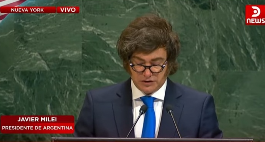 Milei criticó a la ONU por 