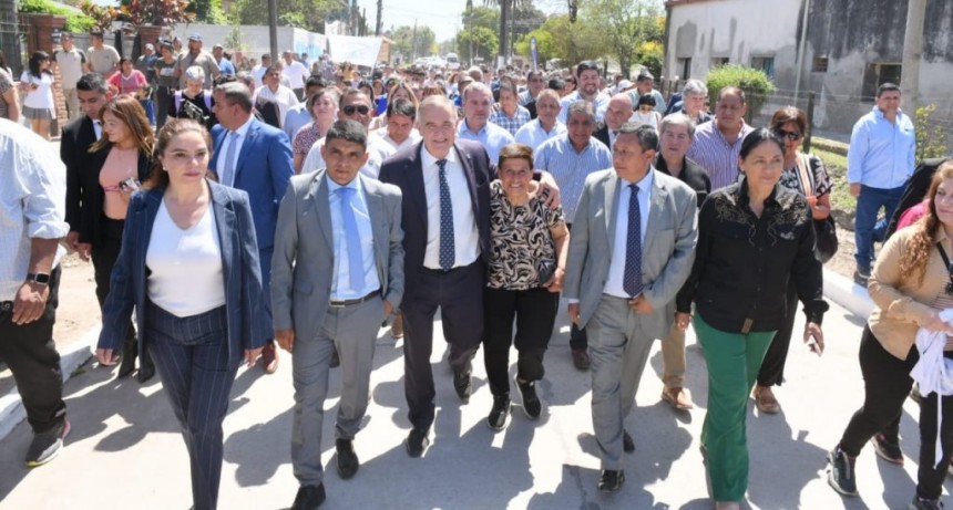 El Gobierno provincial inaugura obras viales en San Pablo y Concepción