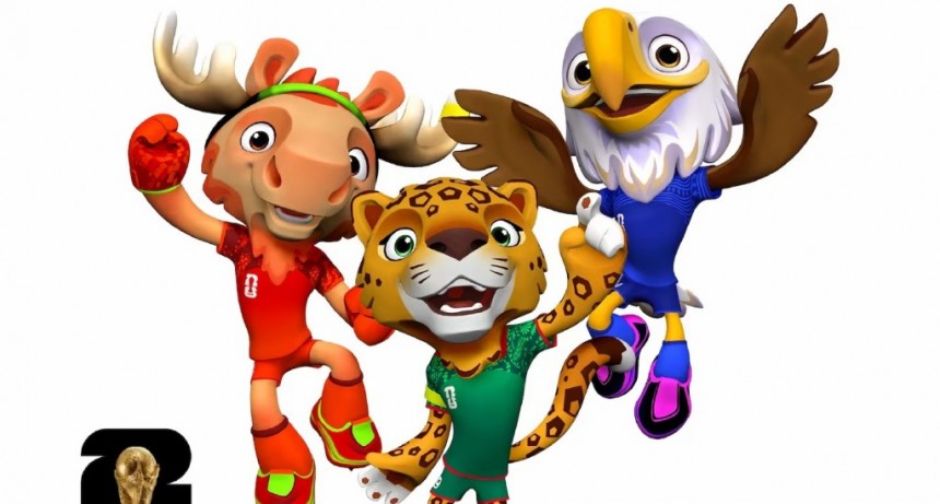 Maple, Zayu y Clutch: las mascotas que formarán el equipo del Mundial Norteamericano