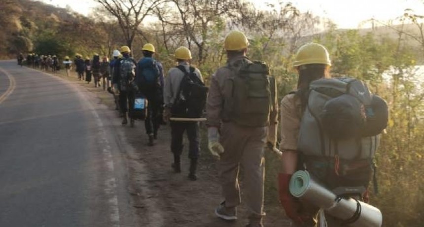 Dictaron una capacitación para combatientes de incendios forestales