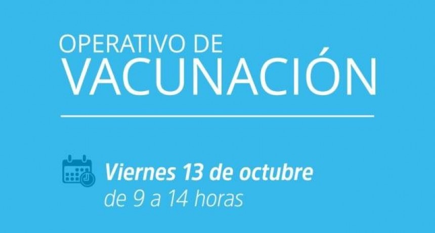Conocé dónde podés vacunarte este viernes