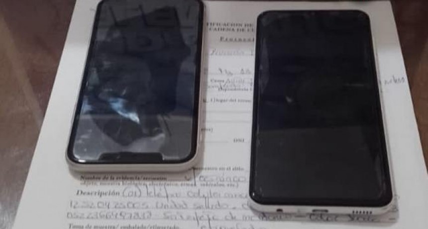 Amenaza de bomba: secuestran dos teléfonos en el marco de la investigación