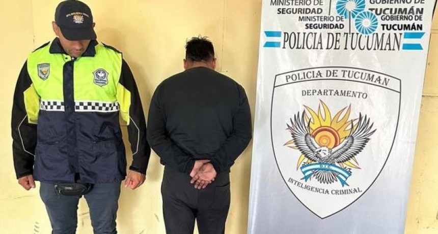 Atrapan a un peligroso delincuente, prófugo de la Justicia