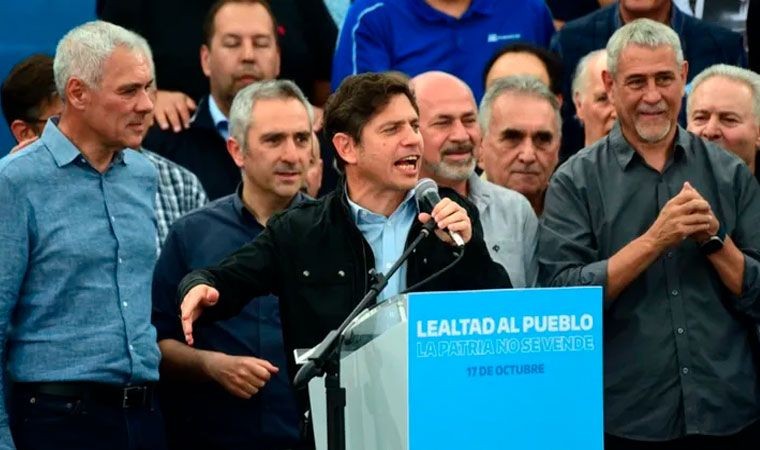 Kicillof en el acto por el 17 de Octubre: 