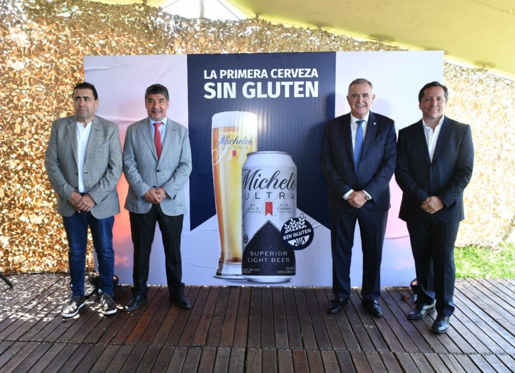 Jaldo celebró la llegada de la primera cerveza sin gluten de la Cervecería Quilmes