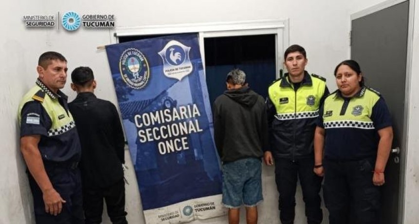 Atraparon a 4 jóvenes que robaron en El Rosedal del Parque 9 de julio
