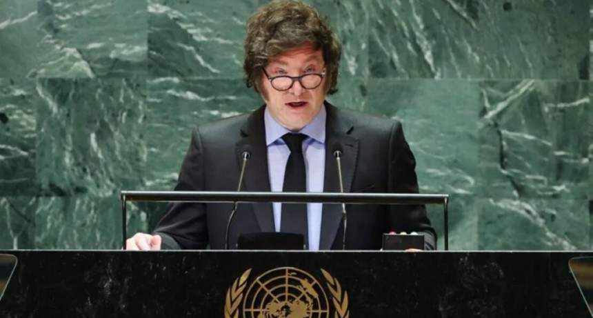 Milei copió un diálogo completo de una serie en el discurso ante la ONU