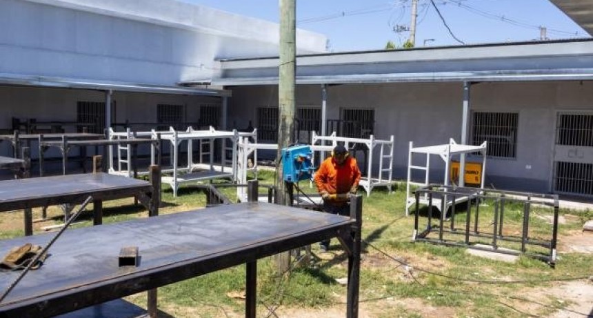Avanza la obra de la alcaldía de Delfín Gallo