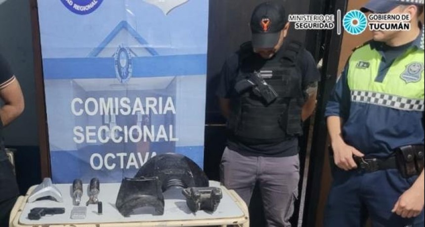 Tras el robo de una moto realizan un allanamiento