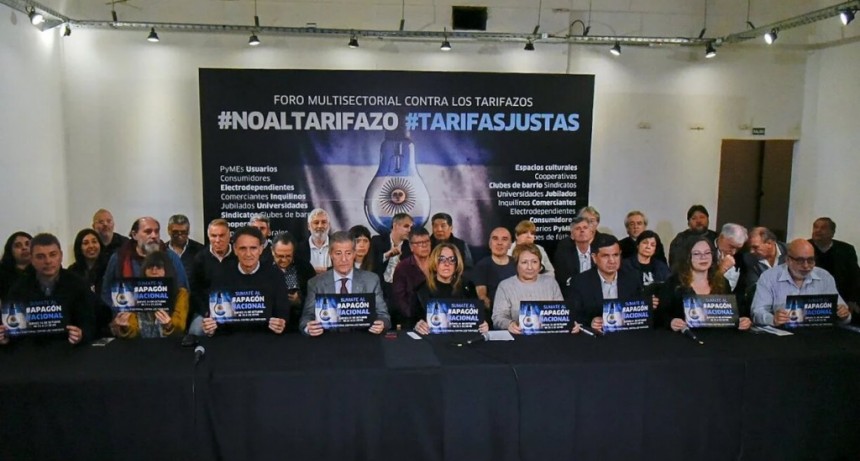 Convocan a un “apagón nacional” contra los aumentos de tarifas en los servicios públicos