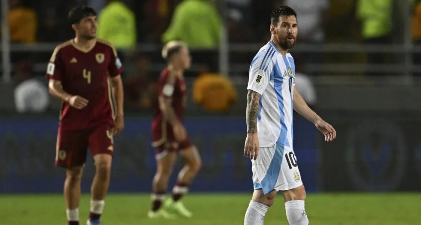 La Selección argentina empató con Venezuela